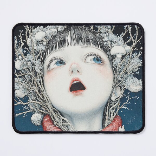 Item preview, Lady winter – christmas art designed and sold by ForsakenFrames.