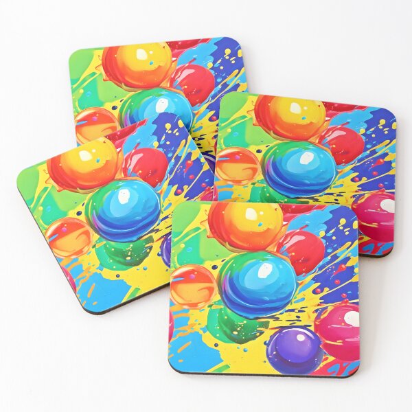 Item preview, Bubble Pop, Bright and Bold designed and sold by Health And Fitness Posts e-Store.