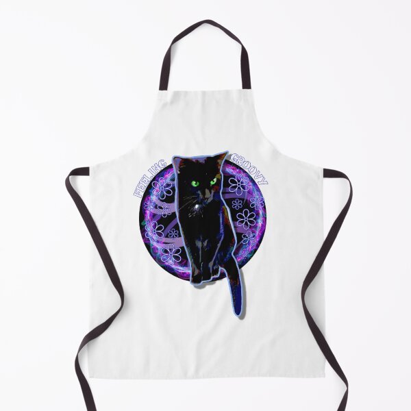 Item preview, Feeling Groovy Black Cat designed and sold by dpenn.