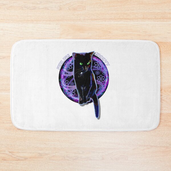 Item preview, Feeling Groovy Black Cat designed and sold by dpenn.