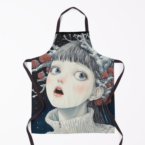 Item preview, Lady winter – christmas art designed and sold by ForsakenFrames.