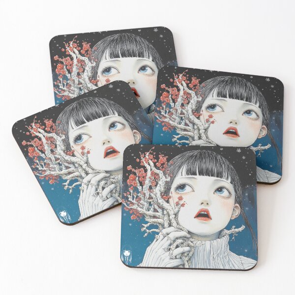 Item preview, Lady winter – christmas art designed and sold by ForsakenFrames.