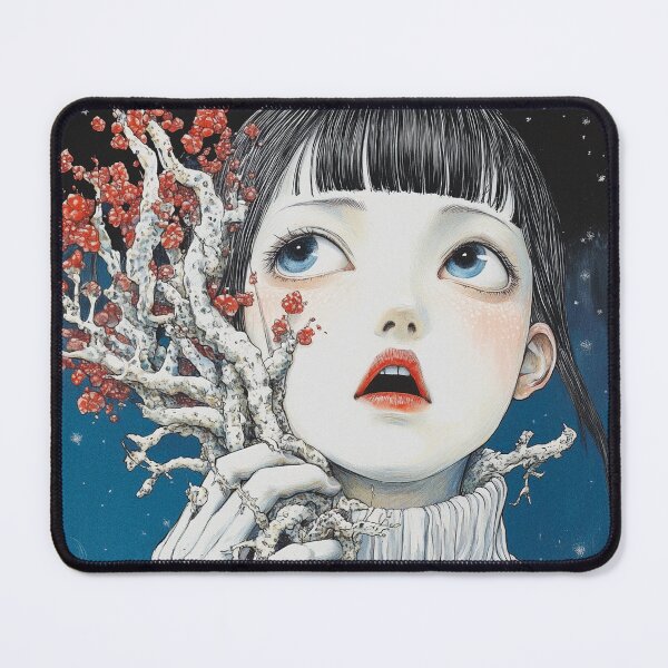 Item preview, Lady winter – christmas art designed and sold by ForsakenFrames.