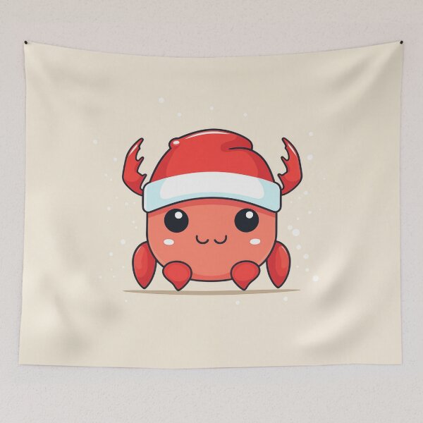 Item preview, Cute Christmas Crab designed and sold by Rtymer.