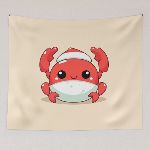 Item preview, Cute Christmas Crab designed and sold by Rtymer.