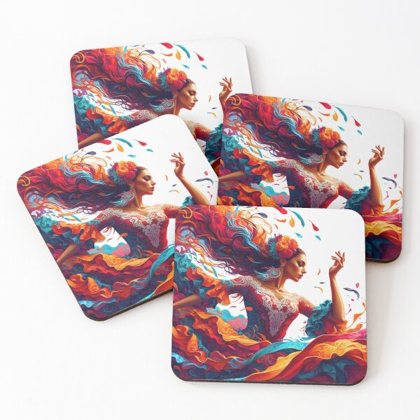 Item preview, Vibrant colors of flamenco music and dance designed and sold by nicnacc.