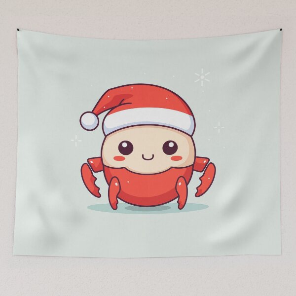 Item preview, Cute Christmas Crab designed and sold by Rtymer.
