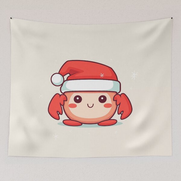 Item preview, Cute Christmas Crab designed and sold by Rtymer.