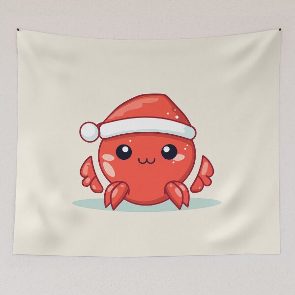 Item preview, Cute Christmas Crab designed and sold by Rtymer.