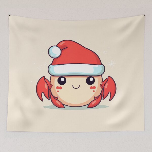 Item preview, Cute Christmas Crab designed and sold by Rtymer.