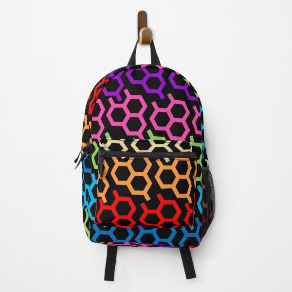 Item preview, Multicolored Hexagons In A Geometrical Pattern designed and sold by signshirtz.
