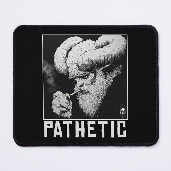 Item preview, pathetic - black and white christmas horror manga anime santa krampus designed and sold by ForsakenFrames.