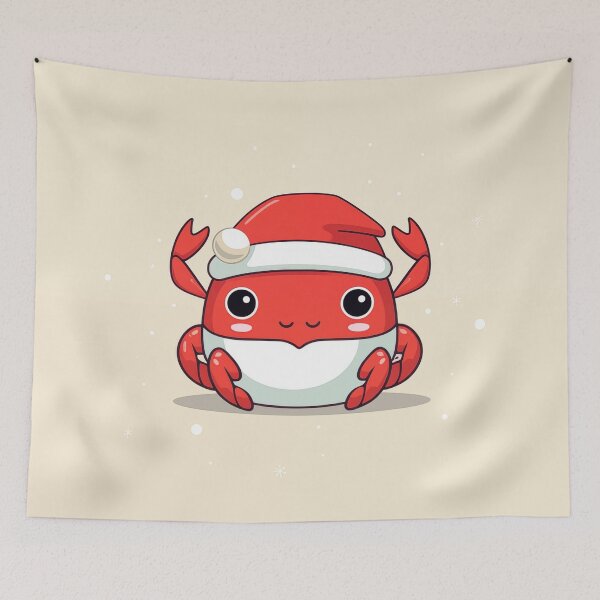 Item preview, Cute Christmas Crab designed and sold by Rtymer.