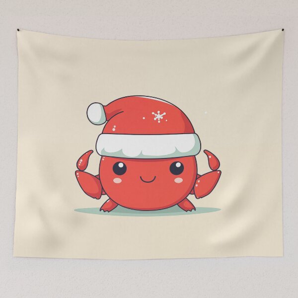 Item preview, Cute Christmas Crab designed and sold by Rtymer.