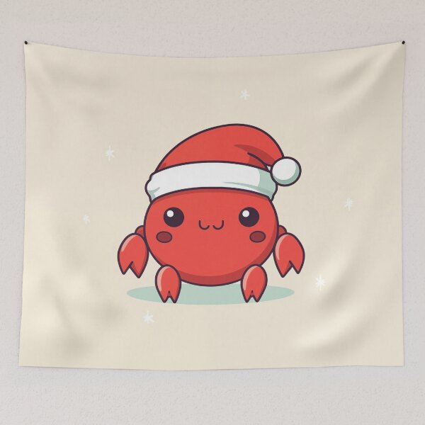 Item preview, Cute Christmas Crab designed and sold by Rtymer.