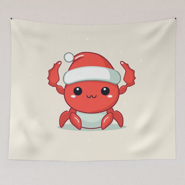 Item preview, Cute Christmas Crab designed and sold by Rtymer.