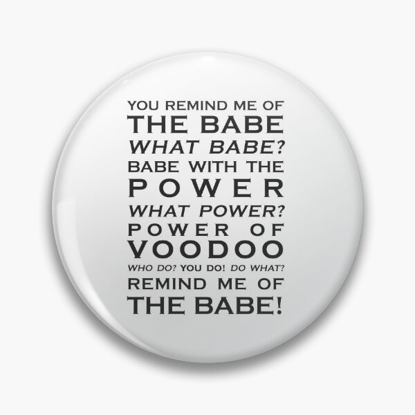 Item preview, Babe With the Power Word Art designed and sold by Lindycreative19.