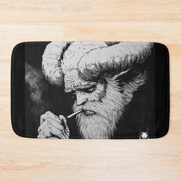Item preview, pathetic - black and white christmas horror manga anime santa krampus designed and sold by ForsakenFrames.