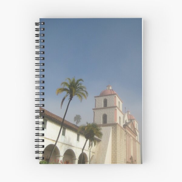 Item preview, Mission Santa Barbara on a Foggy January Morning designed and sold by JoyousArt4u.