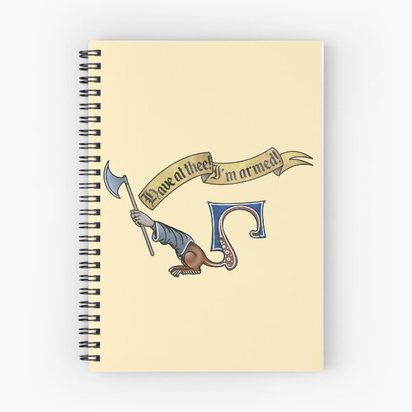 Item preview, Medieval Marginalia Manicule - I'm armed! designed and sold by MargiKnights.