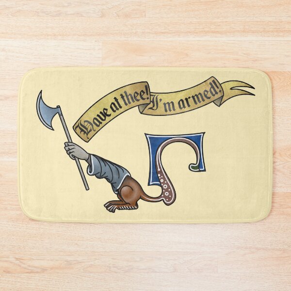 Item preview, Medieval Marginalia Manicule - I'm armed! designed and sold by MargiKnights.