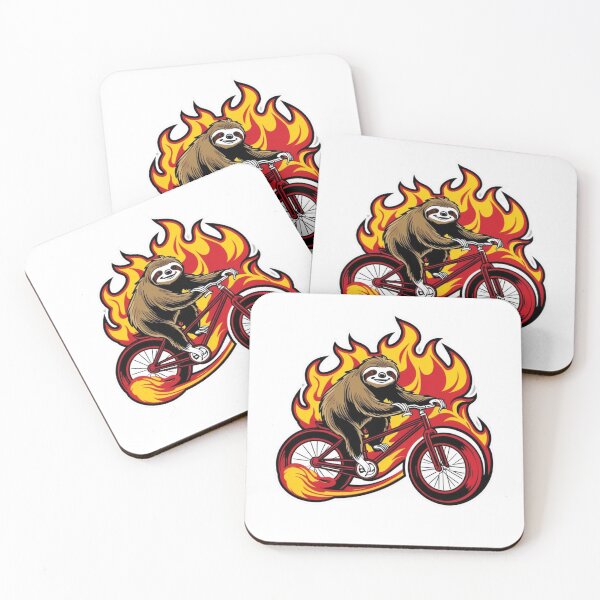 Item preview, Sloth on bike designed and sold by MessOnClothes.