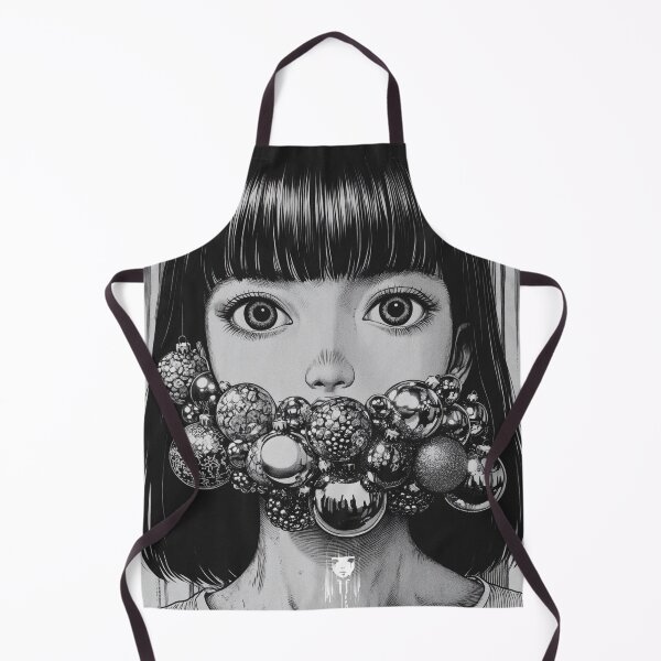 Item preview, Merry christmas - black and white manga anime girl designed and sold by ForsakenFrames.