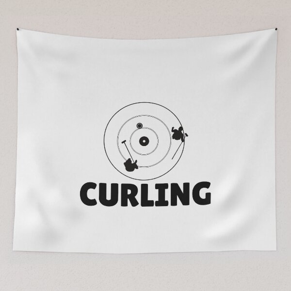 Item preview, CURLING (5) - BLACK designed and sold by ArtsyCity.