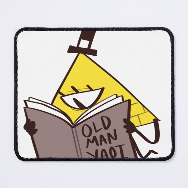 Item preview, Bill Cipher reading Old Man Yaoi designed and sold by Sikarii.