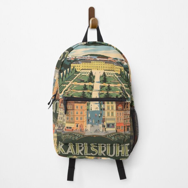 Item preview, Karlsruhe Vintage Travel Poster designed and sold by TravelerRat.