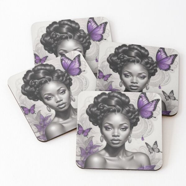 Item preview, The Grace of Contrast: Woman and Butterfly designed and sold by MomentsbyMo.