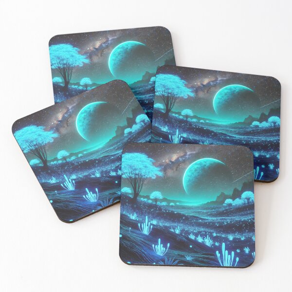Item preview, Bioluminescent Alien Landscape designed and sold by shefo99.