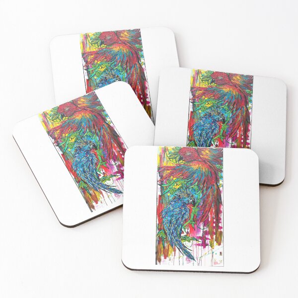 Item preview, birds of paradise macaws designed and sold by Viesekaty-kat.