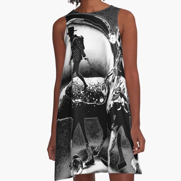 Fred Wears Puffballs and blows Bubbles Walking His Stag by iServalan Book s A-Line Dress