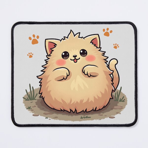 Item preview,  Fluffy Cat Illustration designed and sold by RobertHun.