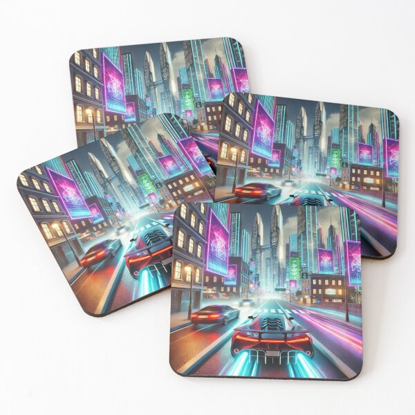 Item preview, Cyberpunk City Racing Adventure designed and sold by MomentsbyMo.