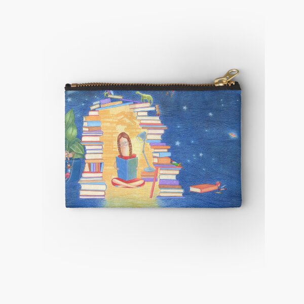 Item preview, child reading in book fort designed and sold by EllenLambrichts.