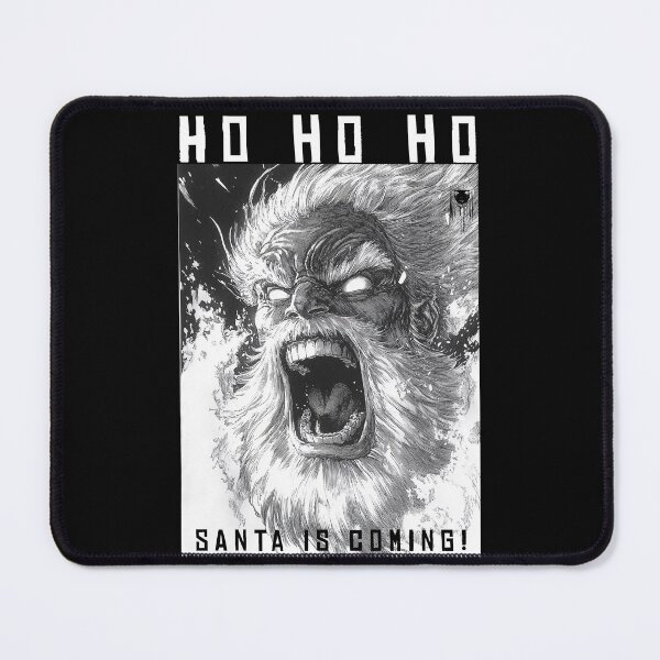 Item preview, santa is coming - black and white christmas horror manga anime santa designed and sold by ForsakenFrames.