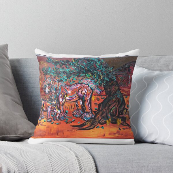 Item preview, fall Clydesdale farmyard  designed and sold by Viesekaty-kat.