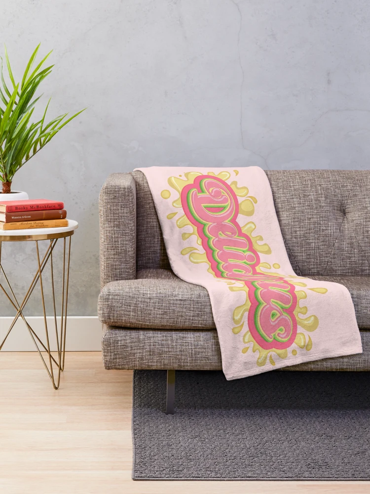 Thumbnail 2 of 6, Throw Blanket, Delicious Cool Lettering Design designed and sold by SimonaArtDesign.