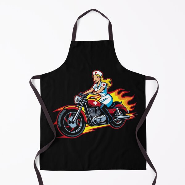 Item preview, Nurse on motocycle designed and sold by MessOnClothes.
