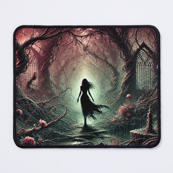 Item preview, Eden’s Enigma - Silhouette in a Twisted Garden designed and sold by Feathers & Futhark.