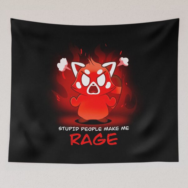 Item preview, Stupid People Make Me Rage designed and sold by RedPandaTee.
