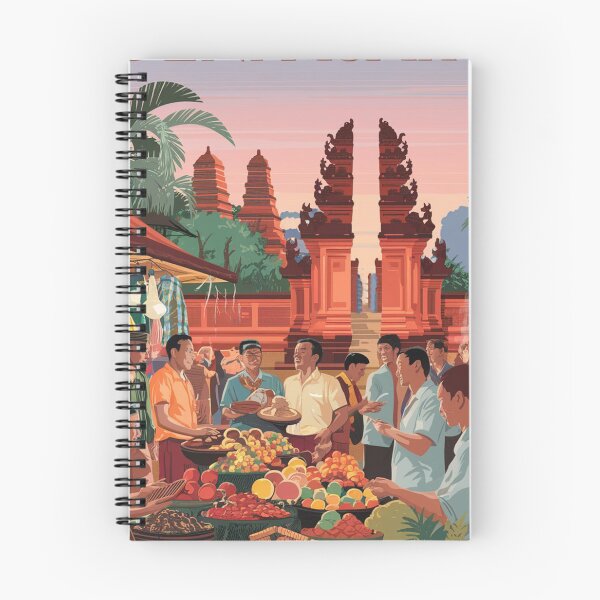 Item preview, Denpasar Vintage Travel Poster designed and sold by TravelerRat.