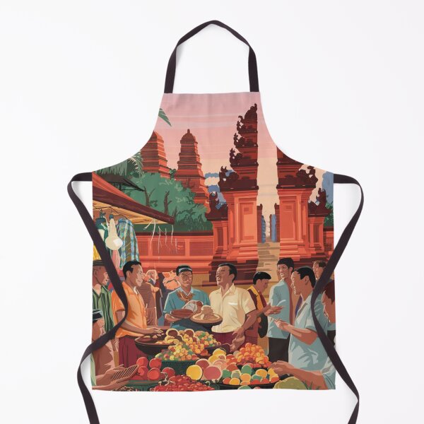 Item preview, Denpasar Vintage Travel Poster designed and sold by TravelerRat.