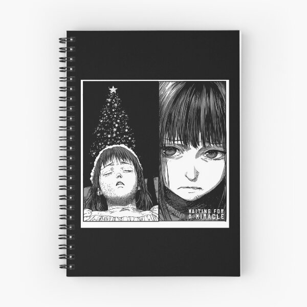 Item preview, waiting for a miracle - black and white melancholic manga anime girl designed and sold by ForsakenFrames.