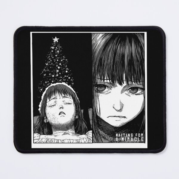 Item preview, waiting for a miracle - black and white melancholic manga anime girl designed and sold by ForsakenFrames.
