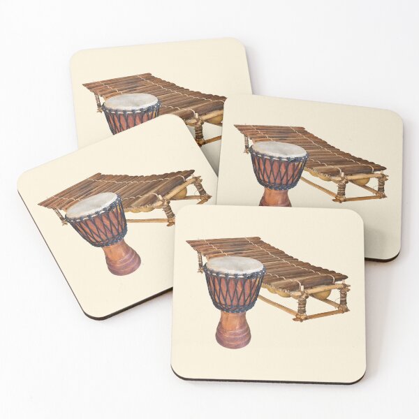 Item preview, African music, balafon e djembe, traditional musical instruments designed and sold by Ermes.S.