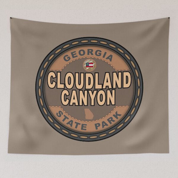 Item preview, Cloudland Canyon State Park Georgia stitching effect designed and sold by studioss76.