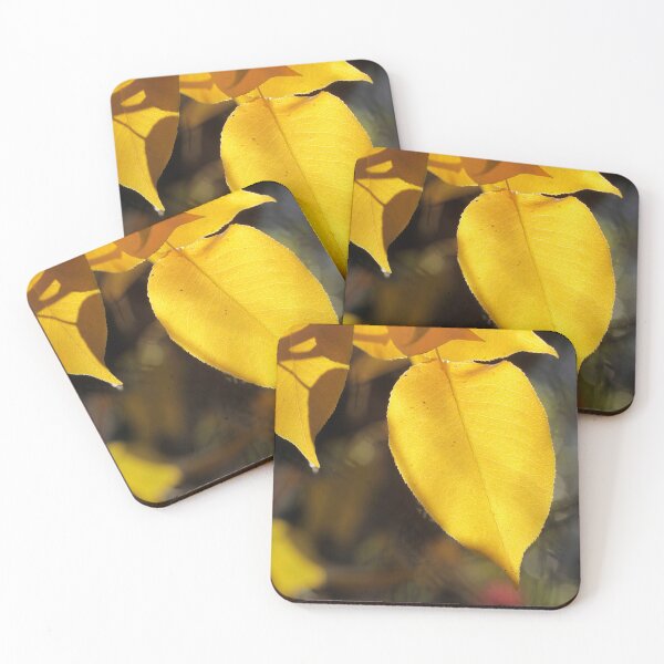 Item preview, Golden autumn leaves on nature background designed and sold by olena2552.